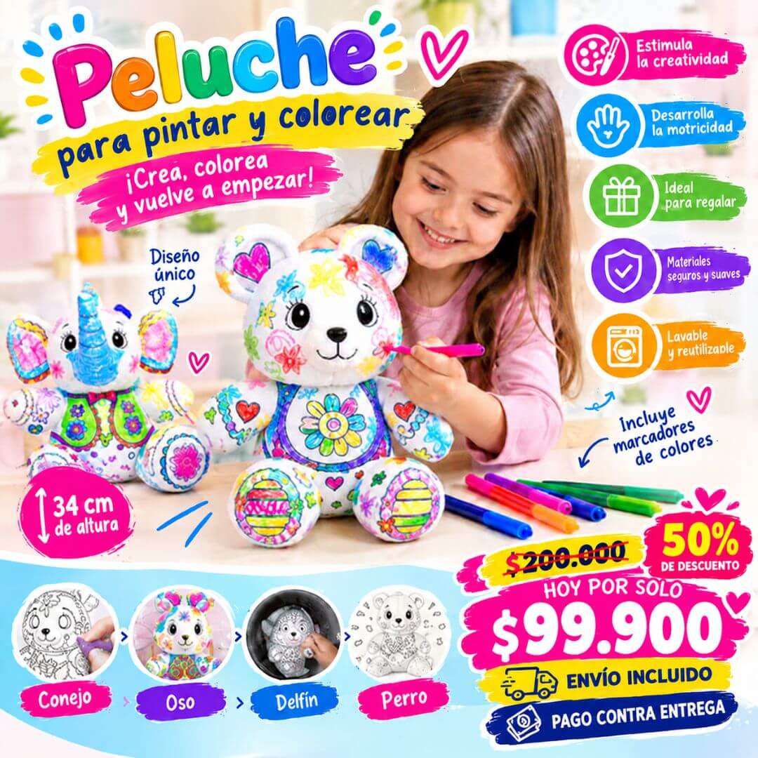 Peluches  para Colorear